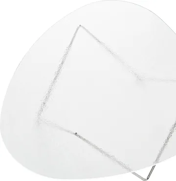 페드레라 커피테이블 - Chrome-structured glass transparent - GUBI | 구비