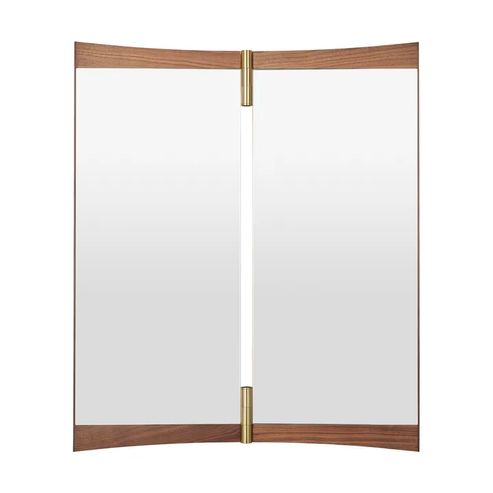 Vanity 거울 2 - Walnut-brass - GUBI | 구비