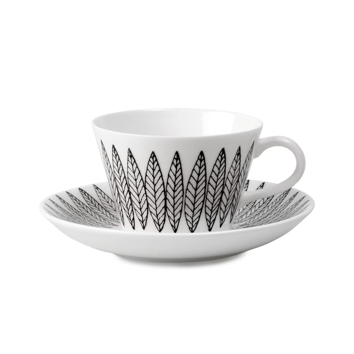 블랙 살릭스 커피 세트, cone - coffee cup + saucer - Gustavsbergs Porslinsfabrik | 구스타브스베리