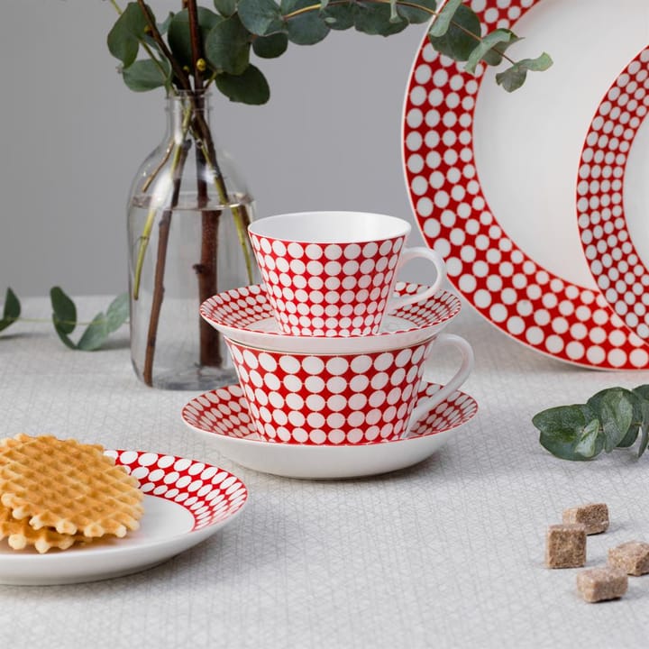 Eva coffee set 에바 커피 세트 - coffee cup + saucer - Gustavsbergs Porslinsfabrik | 구스타브스베리