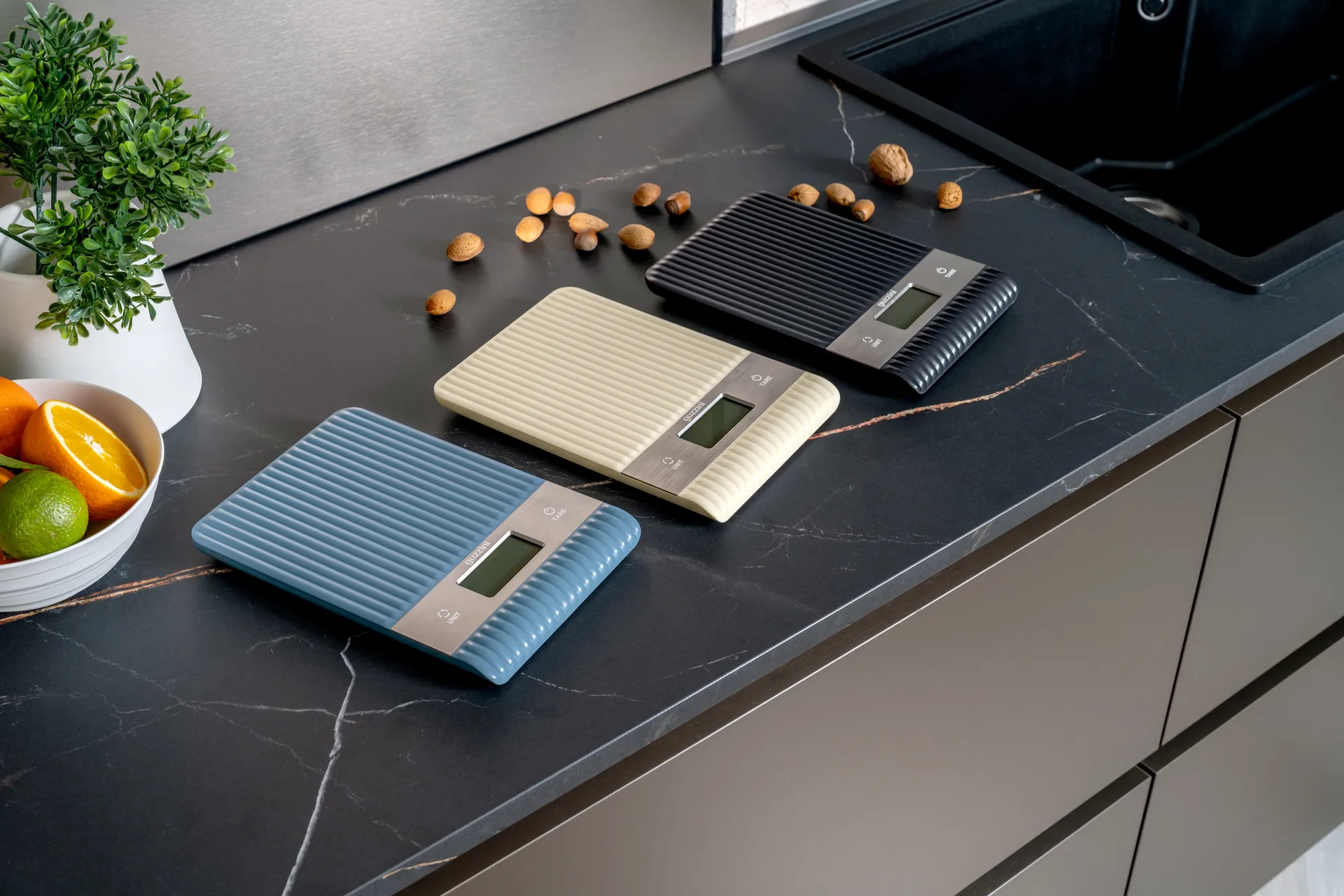 수셰프 디지털 주방 저울, Grey Guzzini