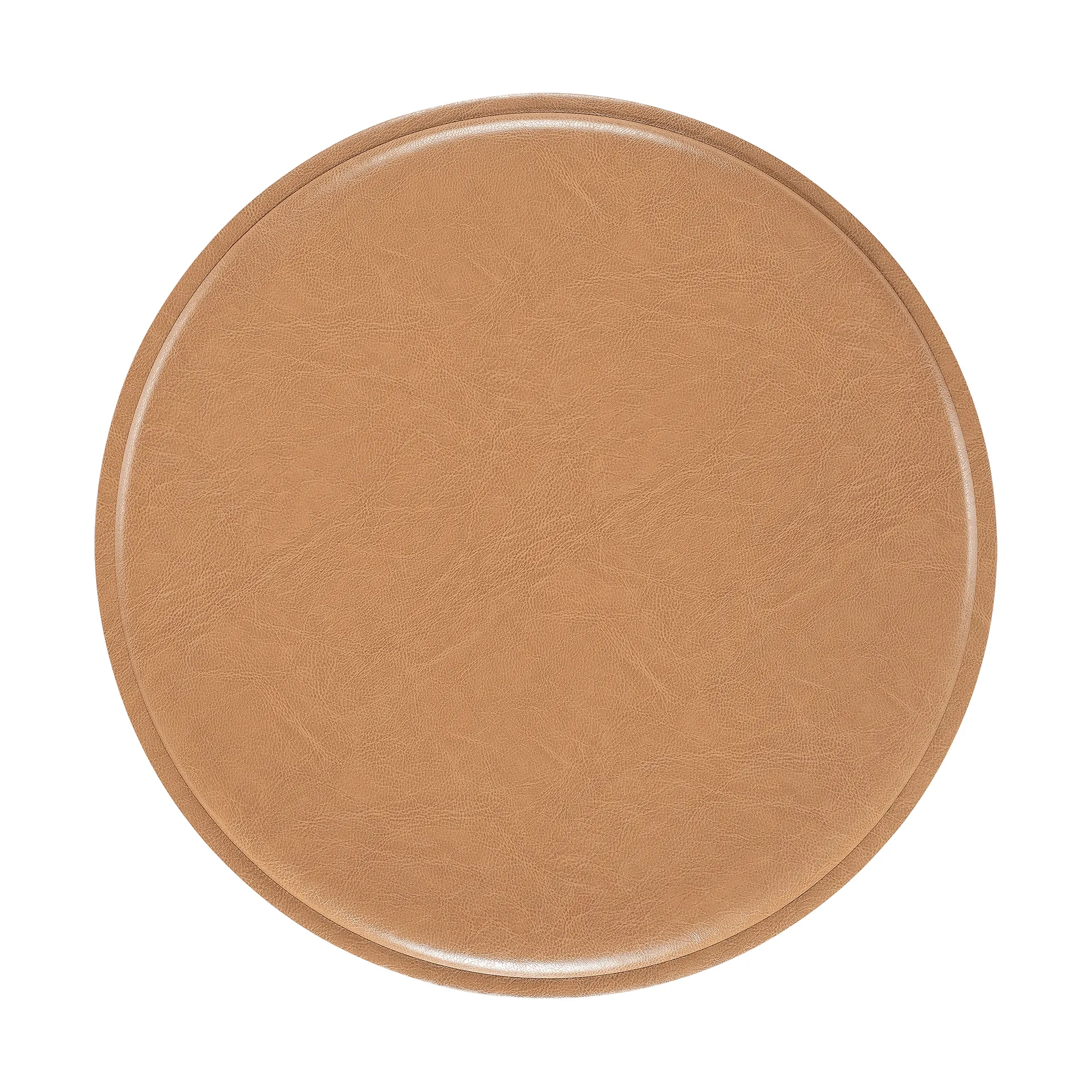 지그재그 패드 스툴/바 스툴, Bonded leather camel Hans K | 한스 케이