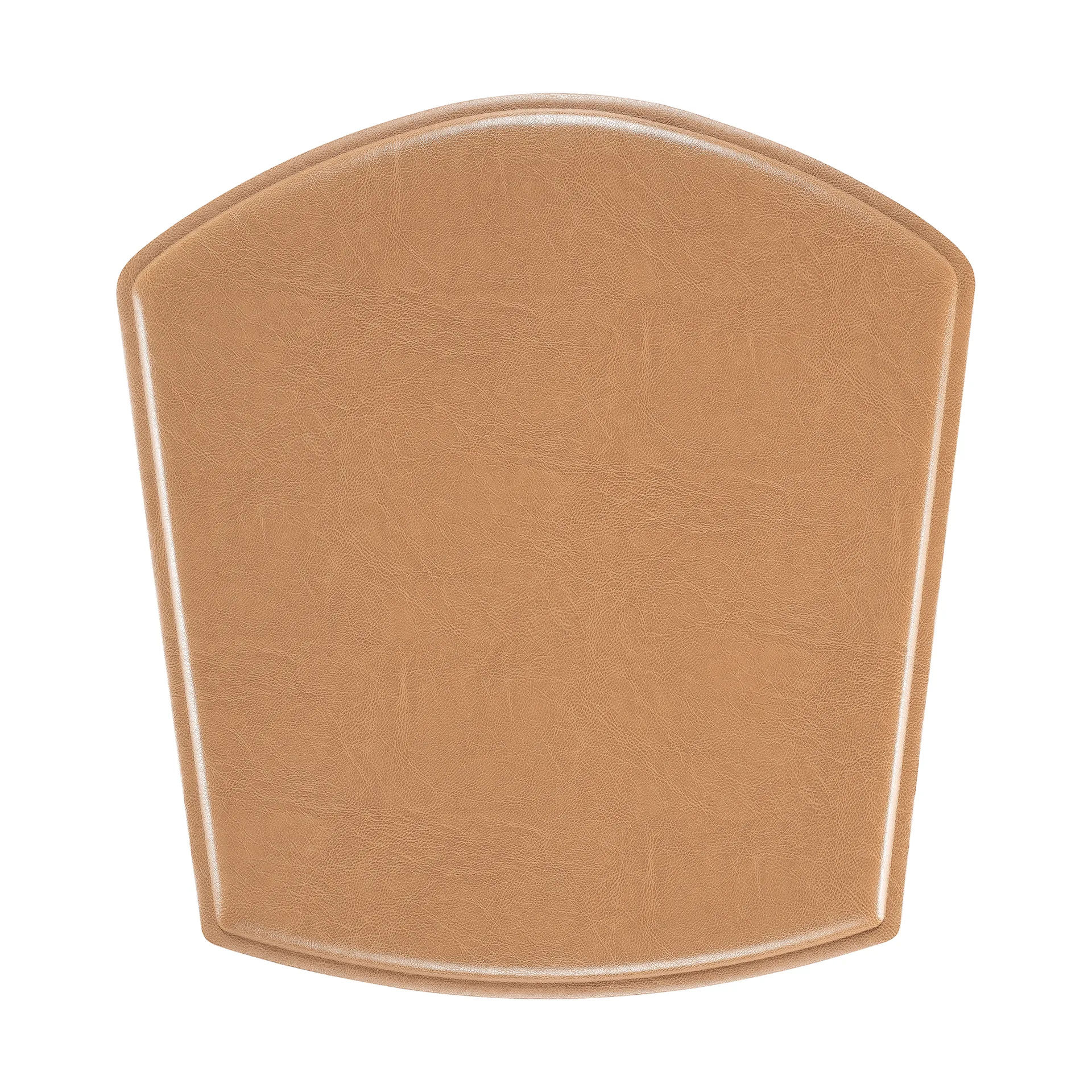 지그재그 패드 의자, Bonded leather camel Hans K | 한스 케이