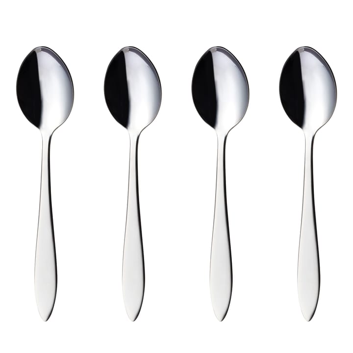 피오르드 디저트 스푼 4 pcs - stainless steel - Hardanger Bestikk | 하덴거베스틱
