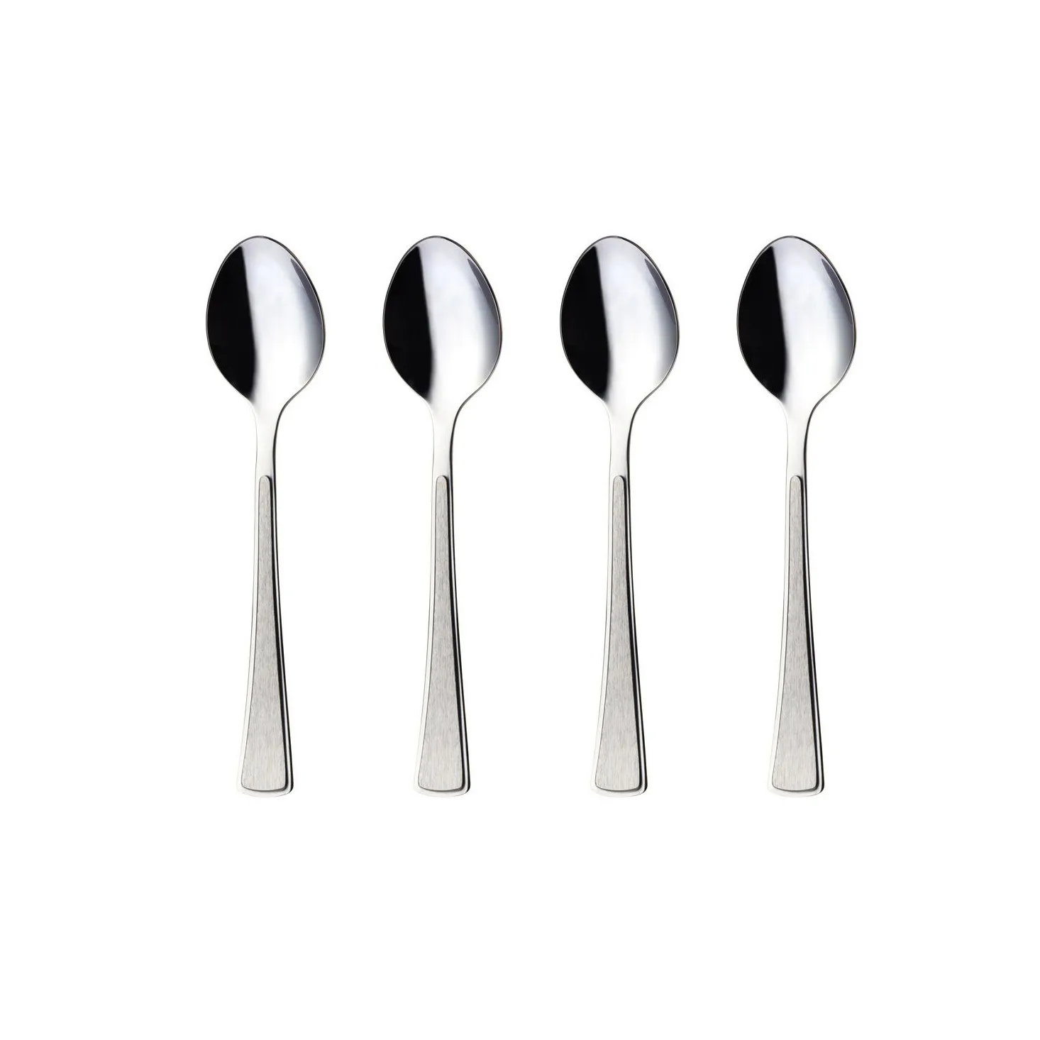 라모나 디저트 스푼 4개 세트, stainless steel Hardanger Bestikk | 하덴거베스틱