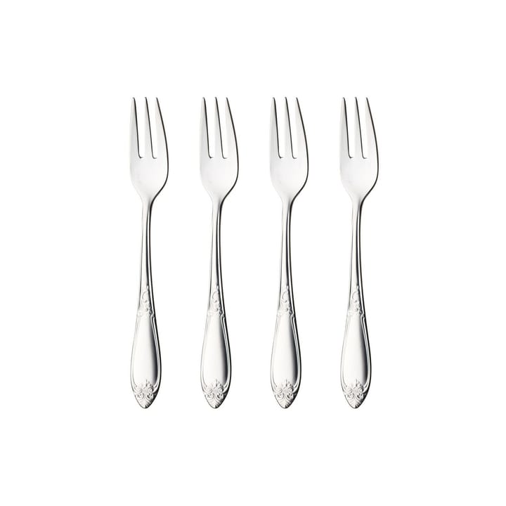 니나 케이크 포크 4개 세트, stainless steel Hardanger Bestikk | 하덴거베스틱