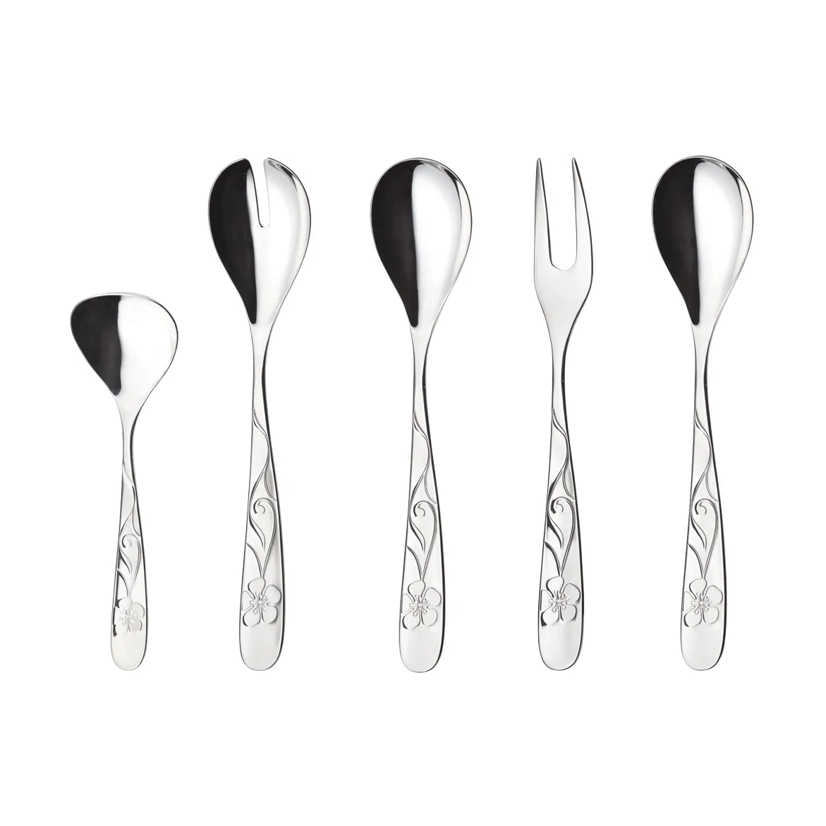 산나 서빙 세트, 5 pieces Hardanger Bestikk | 하덴거베스틱