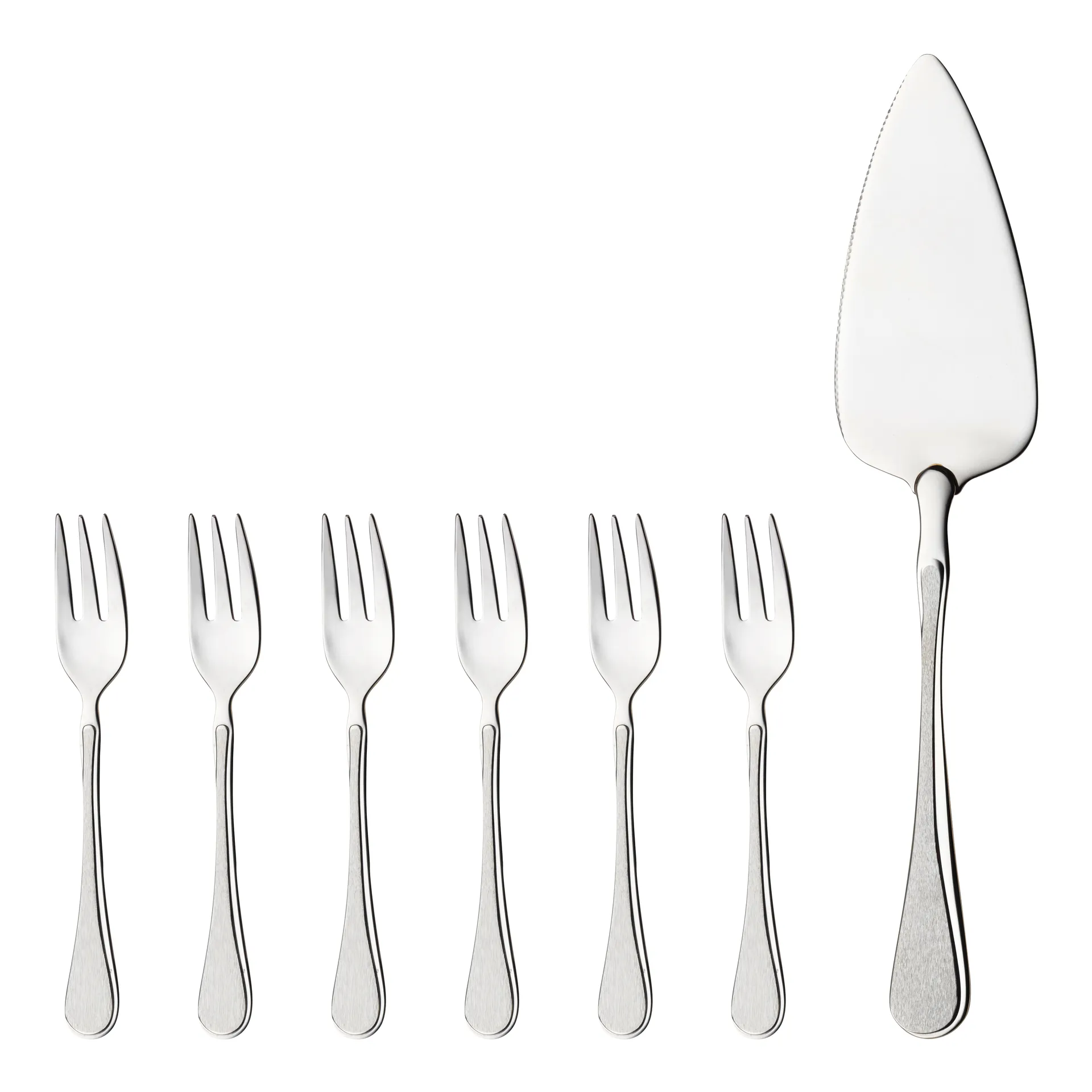 카리나 케잌 세트 7 피스, stainless steel Hardanger Bestikk | 하덴거베스틱