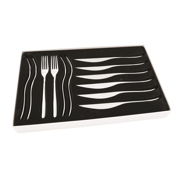 Lykke steak cutlery 12 pieces 스테이크 커트러리 - stainless steel - Hardanger Bestikk | 하덴거베스틱