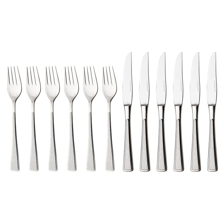 Ramona beef cutlery 12 pcs 라모나 비프 커��트러리 - stainless steel - Hardanger Bestikk | 하덴거베스틱