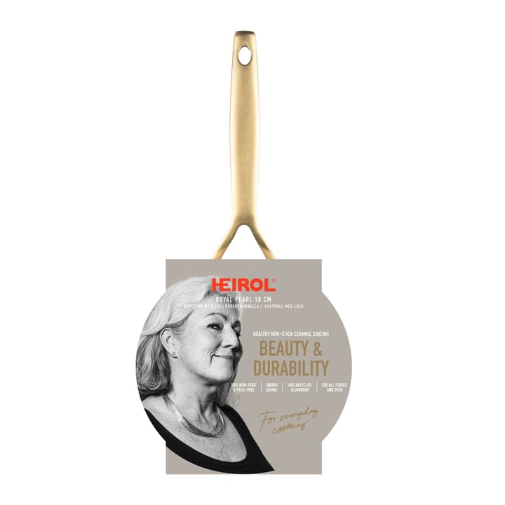 Heirol 로얄 펄 소스팬과 뚜껑 세트 Ø18 cm, White-gold Heirol | 헤이롤