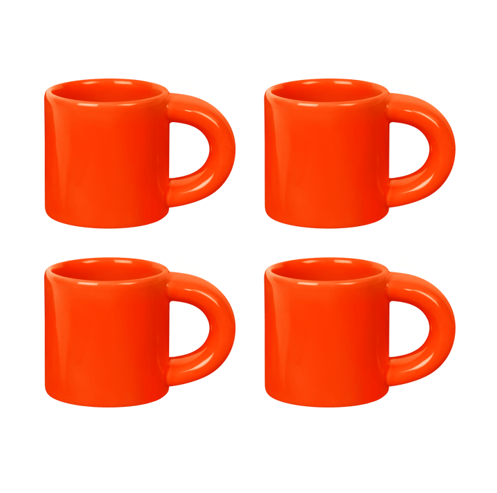 브론토 에스프레소 컵 10 cl 4개 세트 - Orange - Hem | 헴