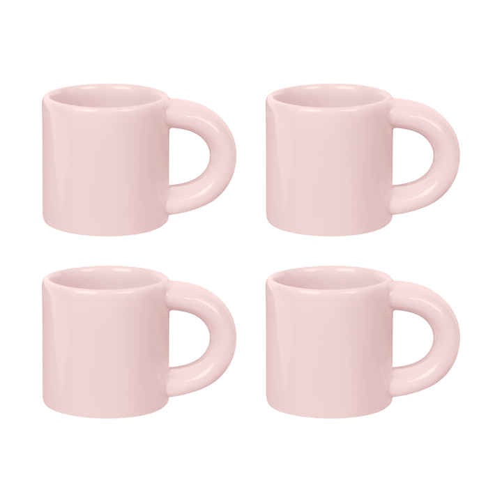 브론토 에스프레소 컵 10 cl 4개 세트 - Pink - Hem | 헴