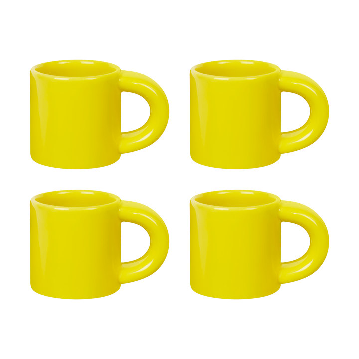 브론토 에스프레소 컵 10 cl 4개 세트 - Yellow - Hem | 헴