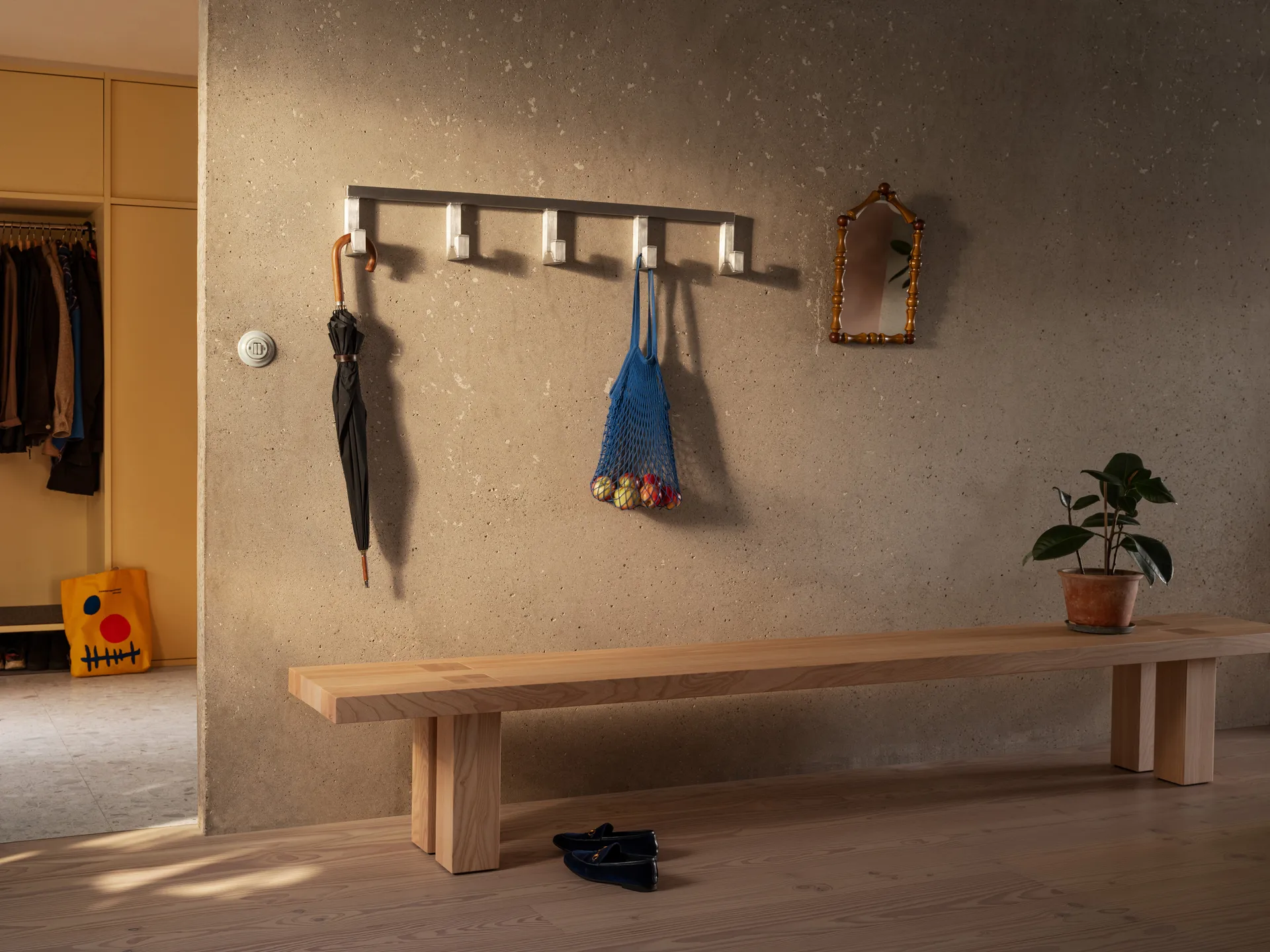 티그 퀸튜플 훅 115 cm, Brushed aluminum Hem | 헴