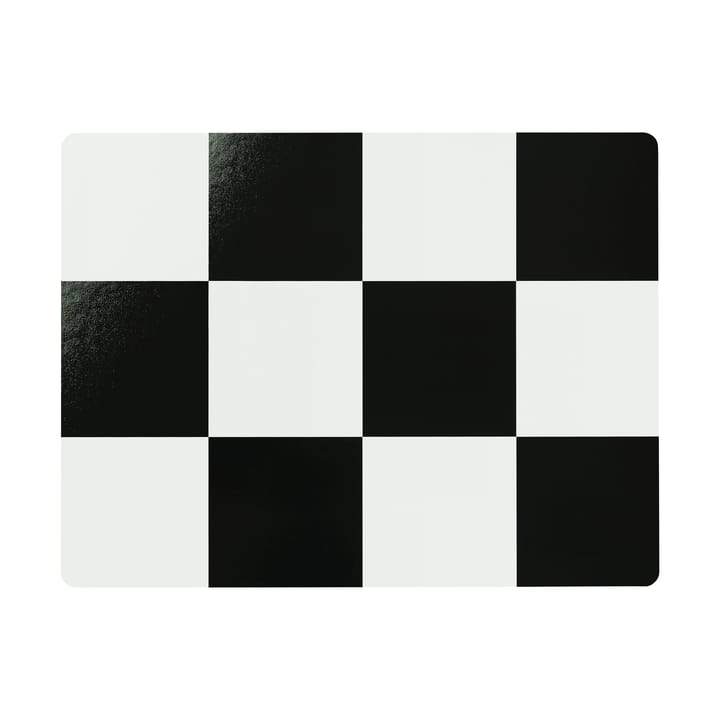 체크 테이블매트 30x40 cm 2개 세트 - Cream-black - Hem | 헴