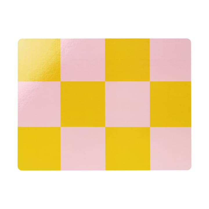 체크 테이블매트 30x40 cm 2개 세트 - Honey-pink - Hem | 헴