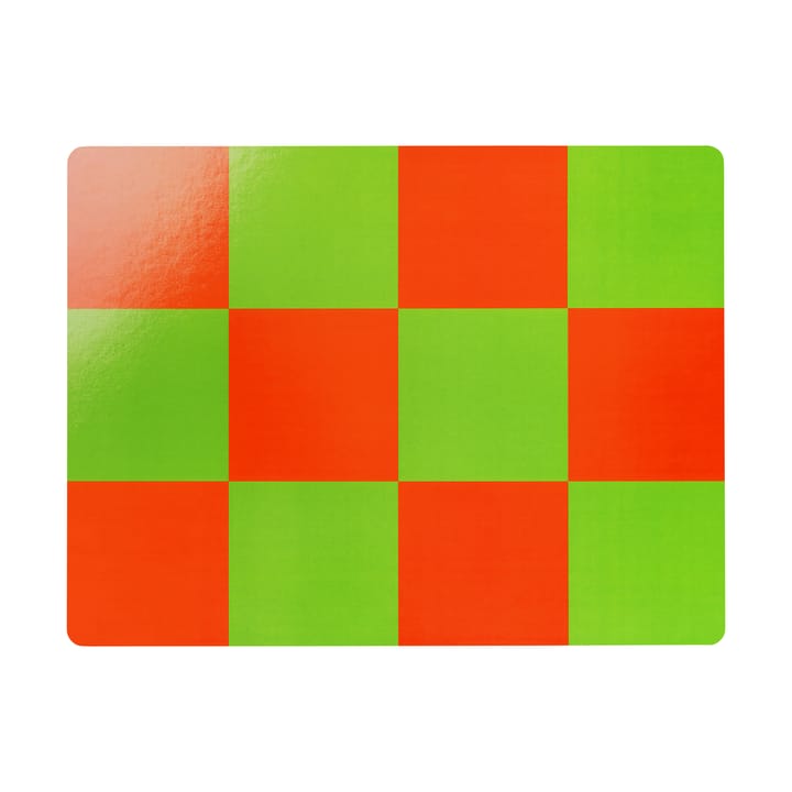 체크 테이블매트 30x40 cm 2개 세트 - Red-green - Hem | 헴