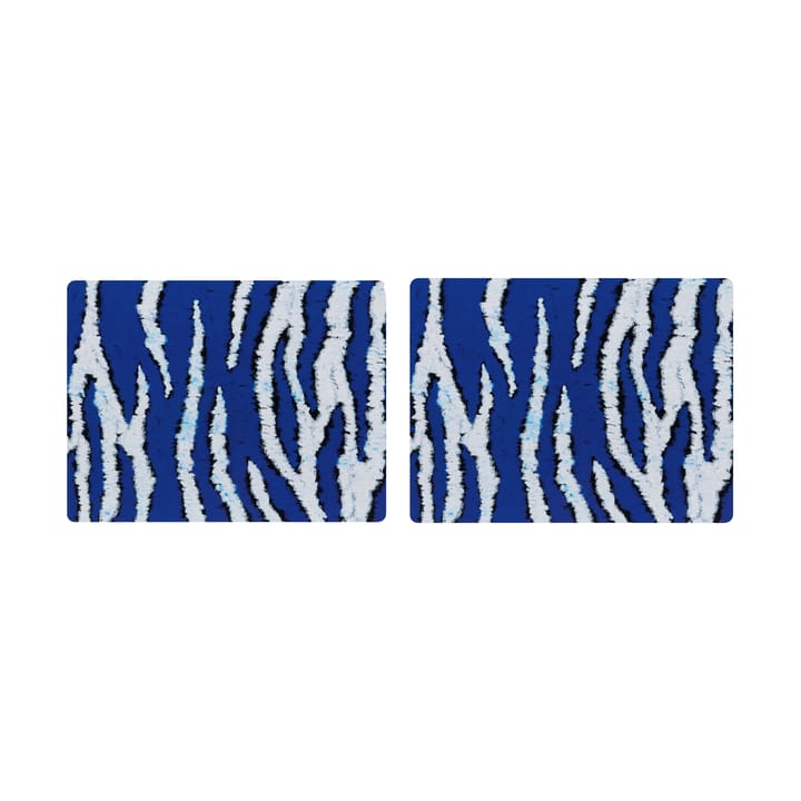 몬스터 테이블매트 30x40 cm 2개 세트 - Ultramarine blue-white - Hem | 헴