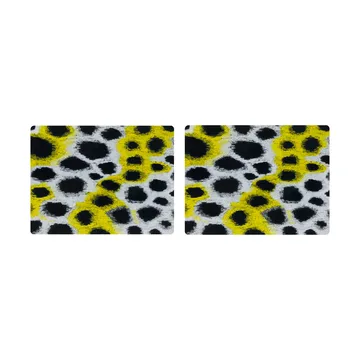 몬스터 테이블매트 30x40 cm 2개 세트 - White-yellow-black - Hem | 헴