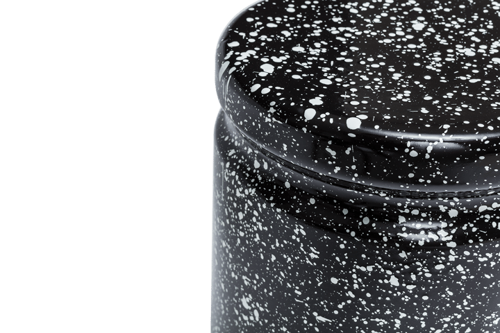 라스트 스툴 Ø32x44 cm, Black-white splatter Hem | 헴