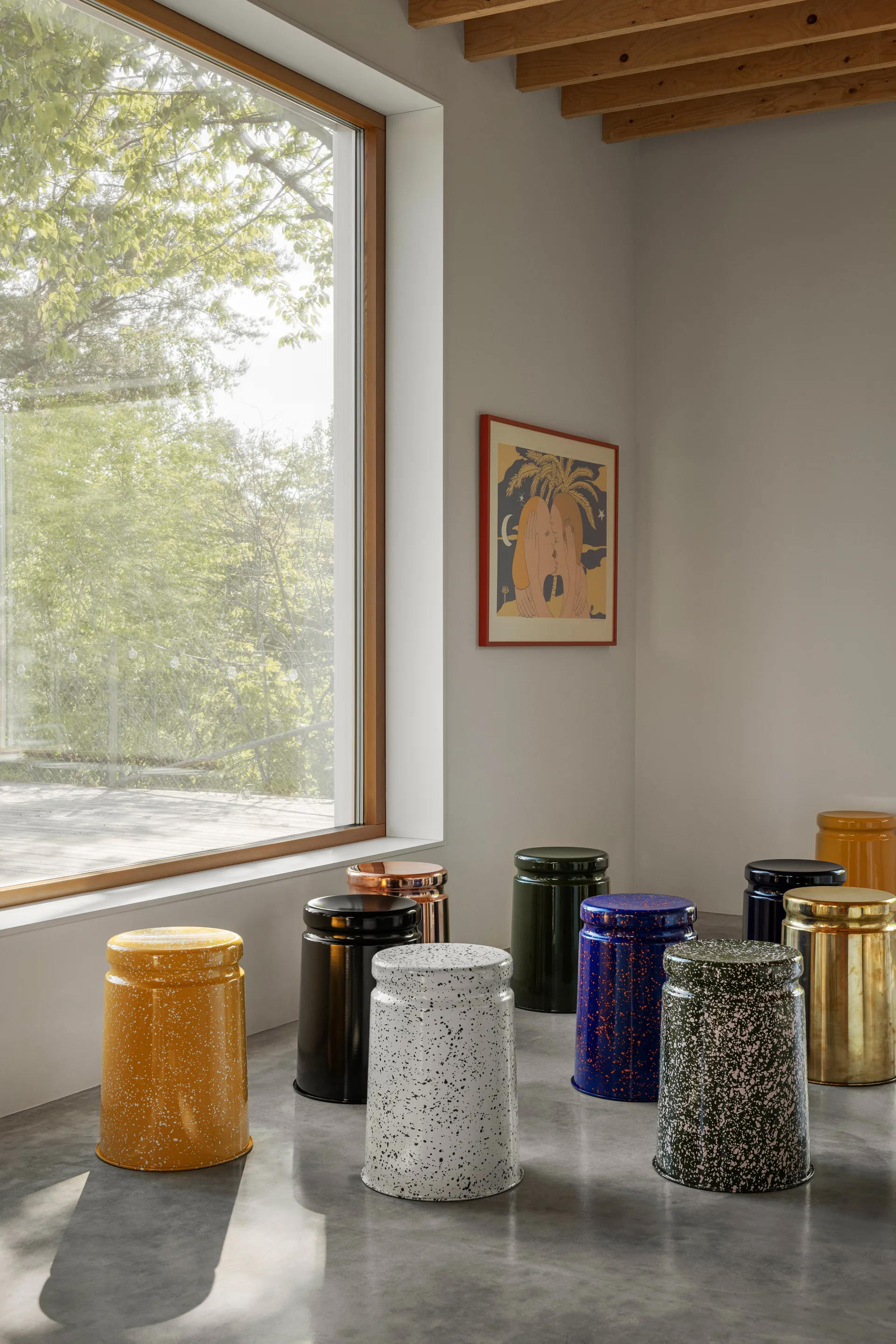 라스트 스툴 Ø32x44 cm, Brass Hem | 헴