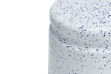 라스트 스툴 Ø32x44 cm - White-blue splatter - Hem | 헴