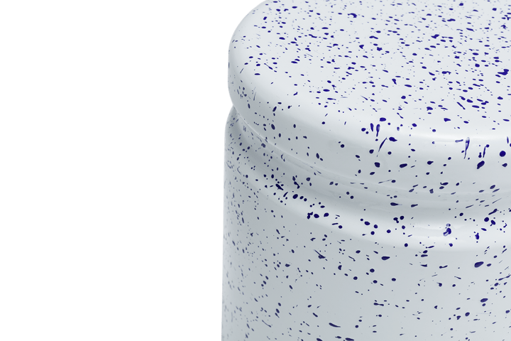 라스트 스툴 Ø32x44 cm, White-blue splatter Hem | 헴