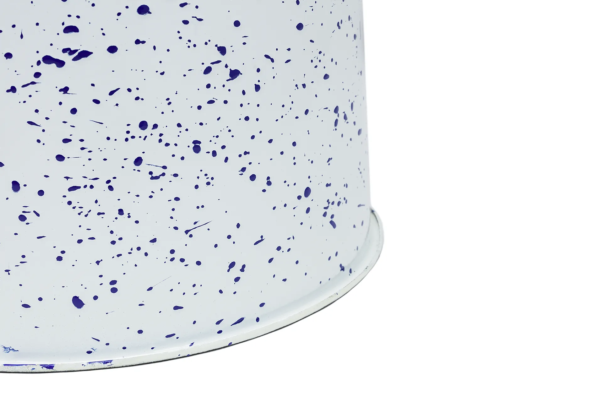 라스트 스툴 Ø32x44 cm, White-blue splatter Hem | 헴