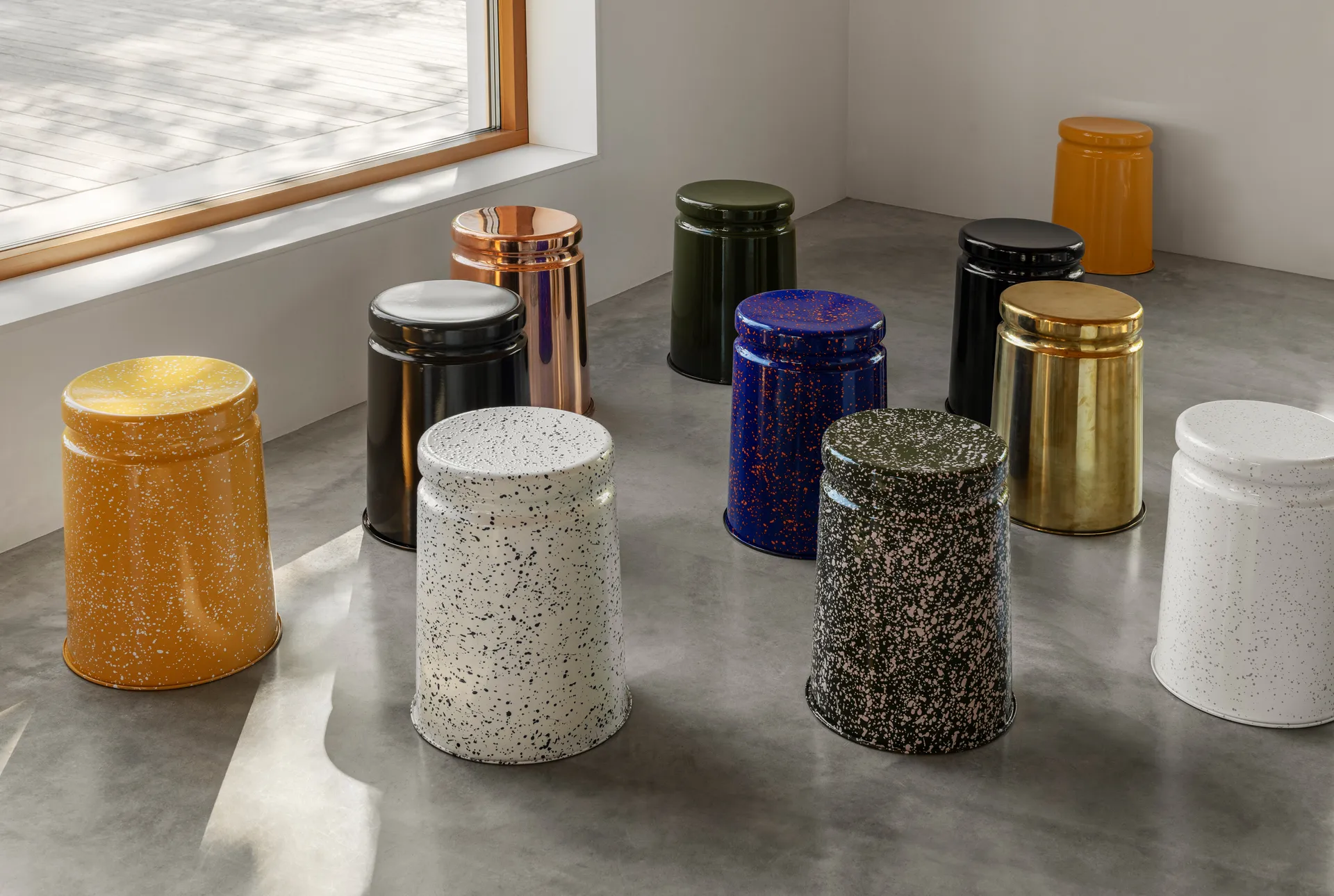 라스트 스툴 Ø32x44 cm, White Hem | 헴