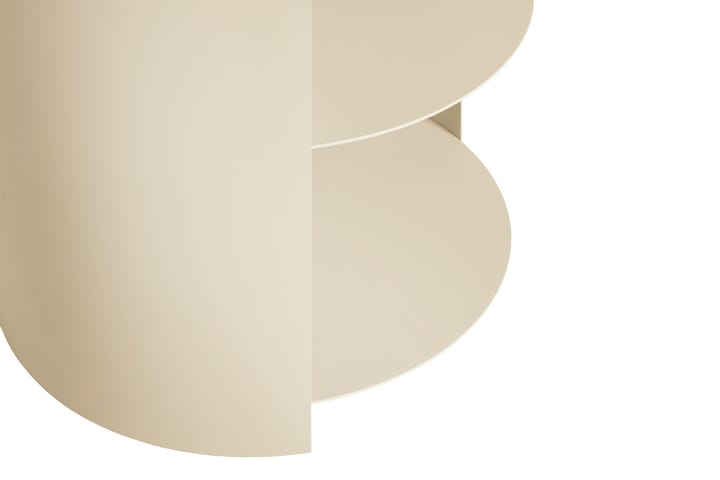 하이드 사이드 테이블 Ø38x41 cm, Light ivory textured Hem | 헴