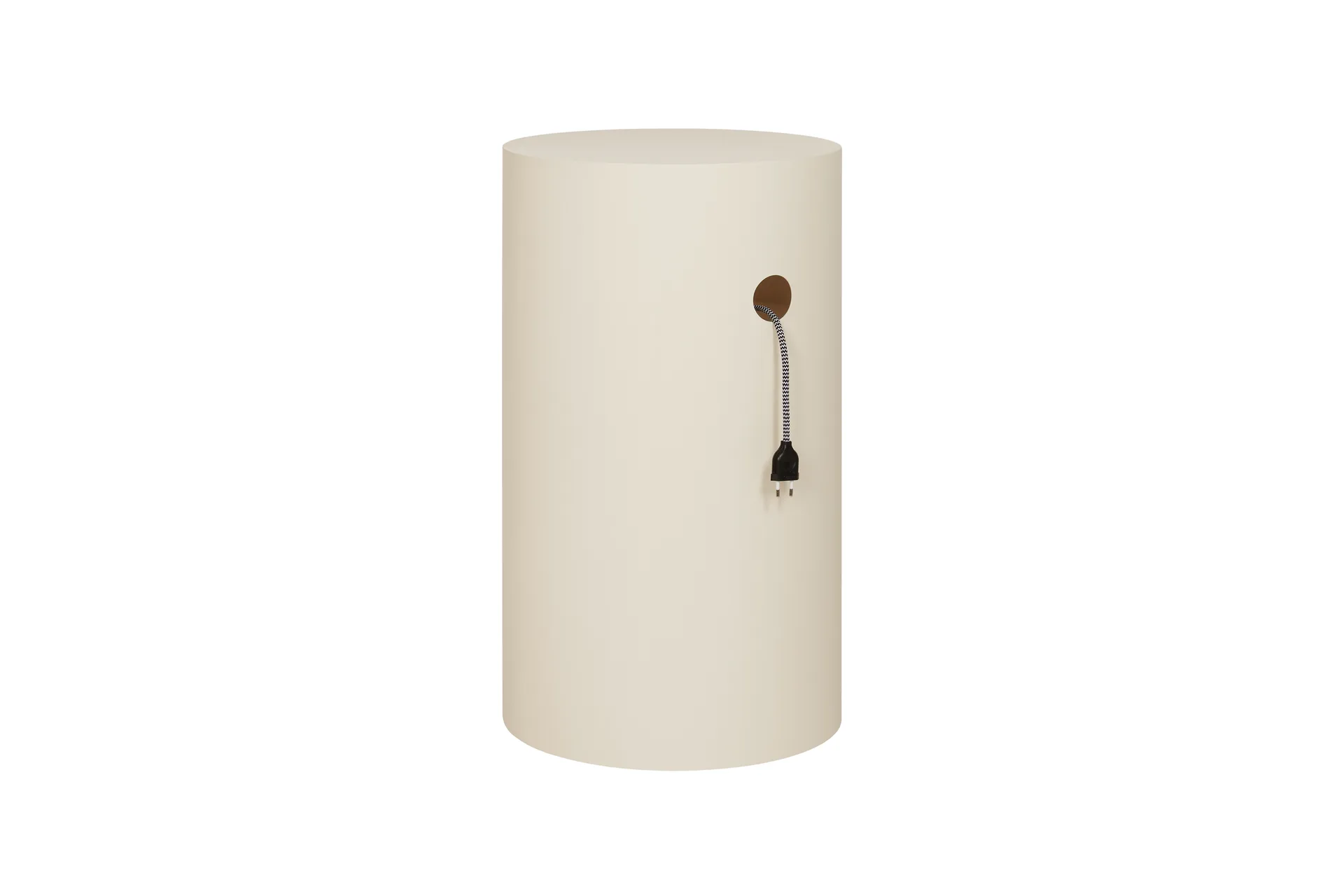 하이드 페디스탈 Ø38x68 cm, Light ivory textured Hem | 헴