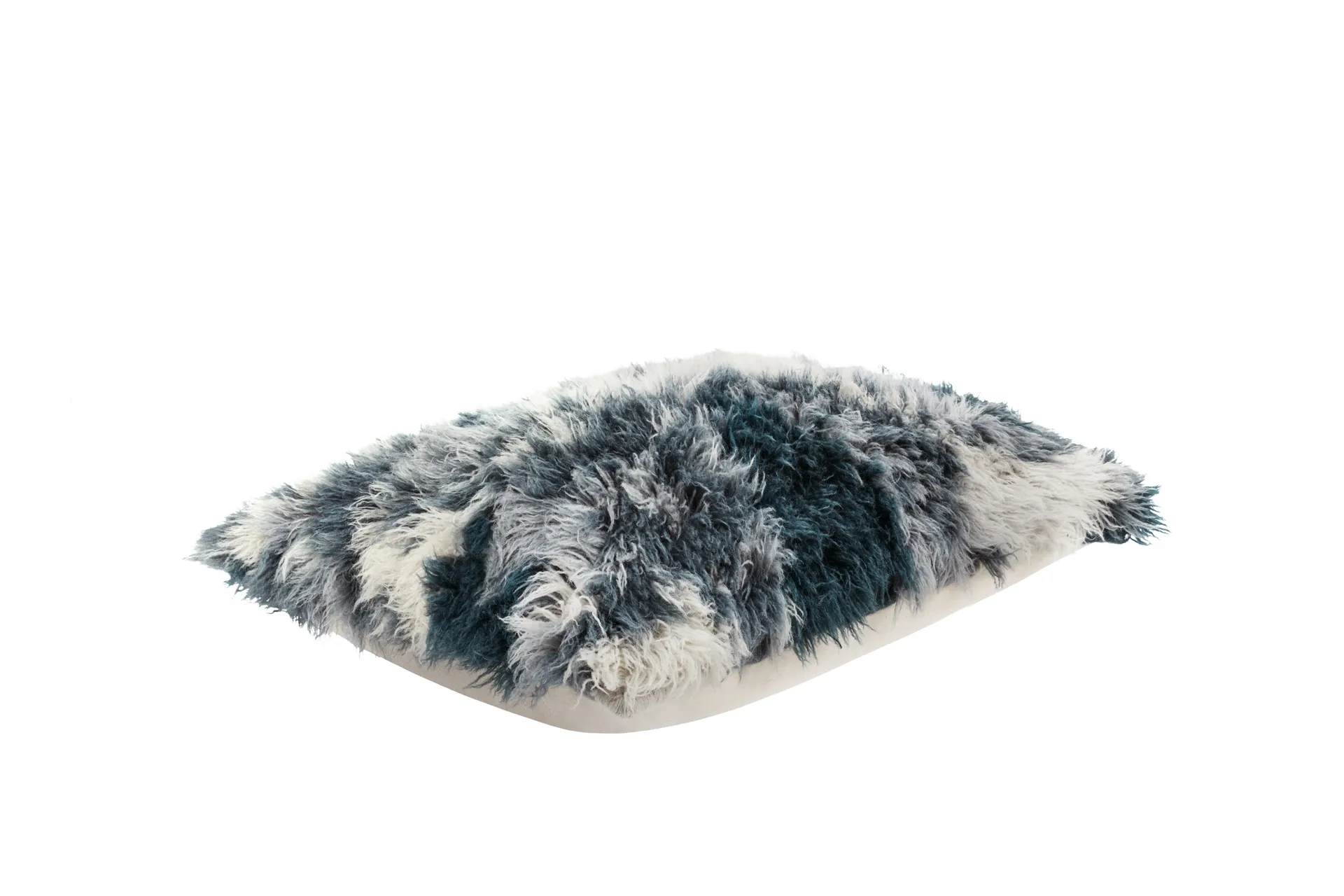 몬스터 쿠션 라지 40x60 cm, Dark teal-off white Hem | 헴