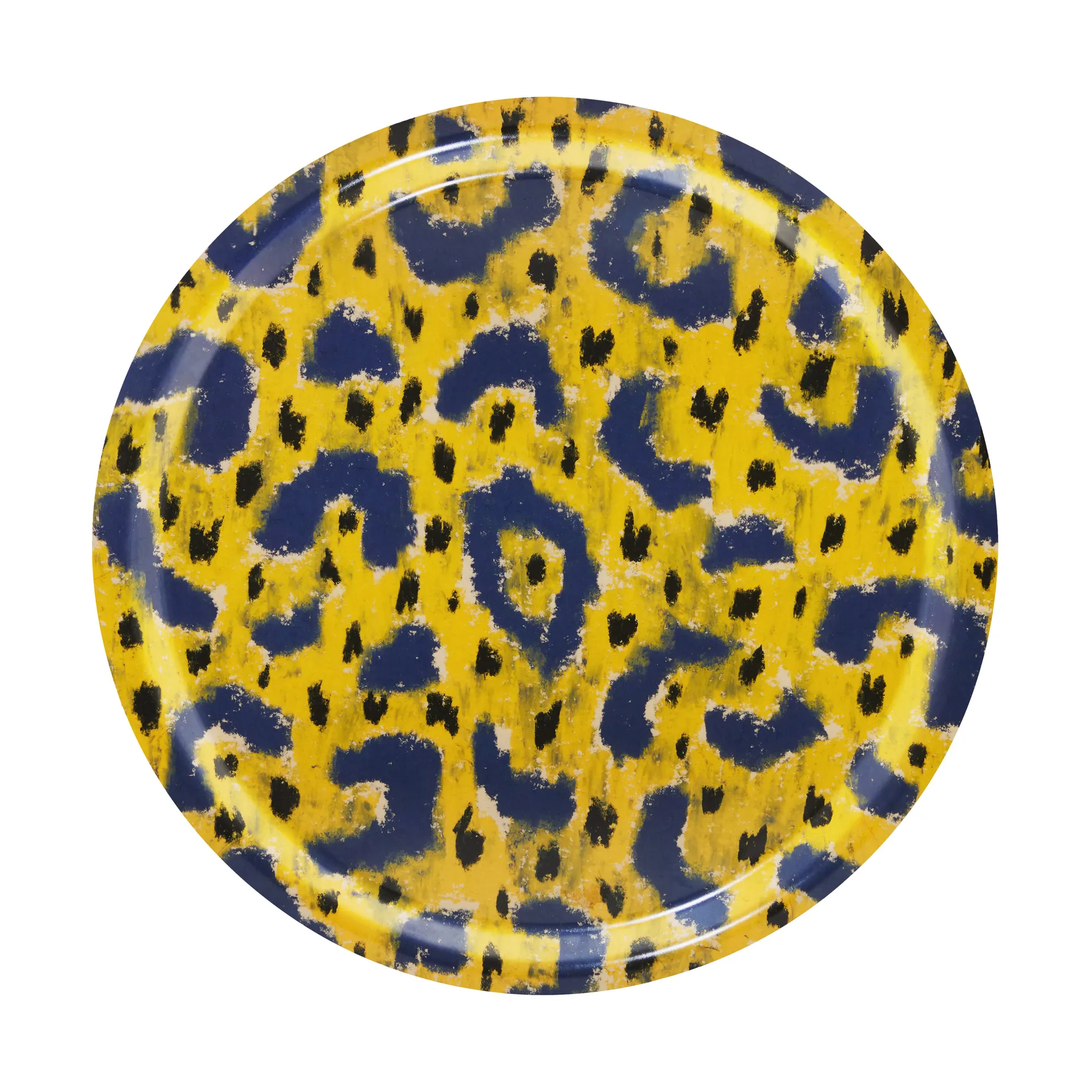 몬스터 트레이 미듐 Ø49 cm, Ochre yellow-grey-black Hem | 헴