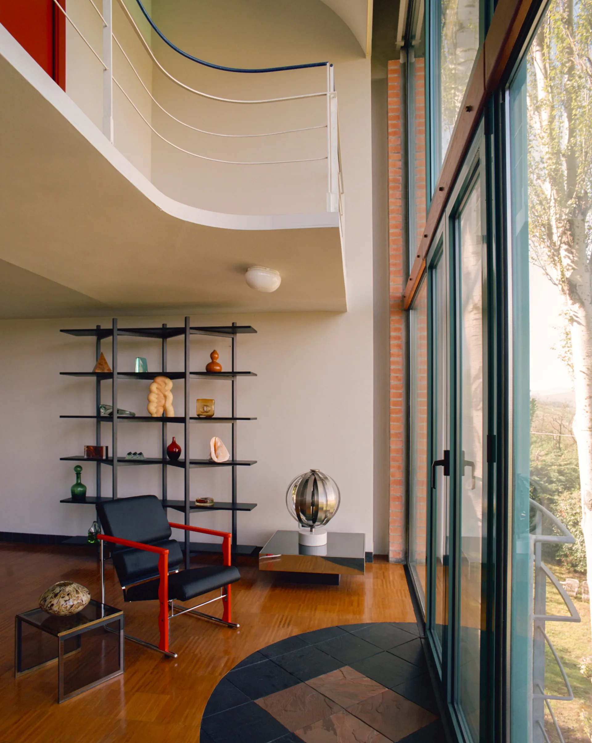 익스페리먼트 501 라운지 체어, Green-black leather Hem | 헴