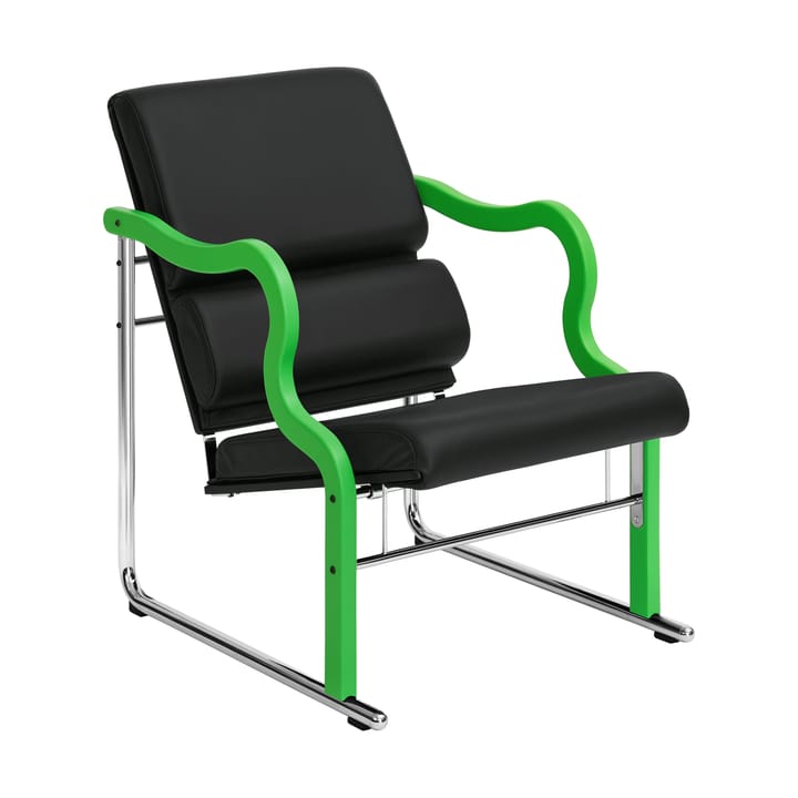 익스페리먼트 501 라운지 체어 - Green-black leather - Hem | 헴