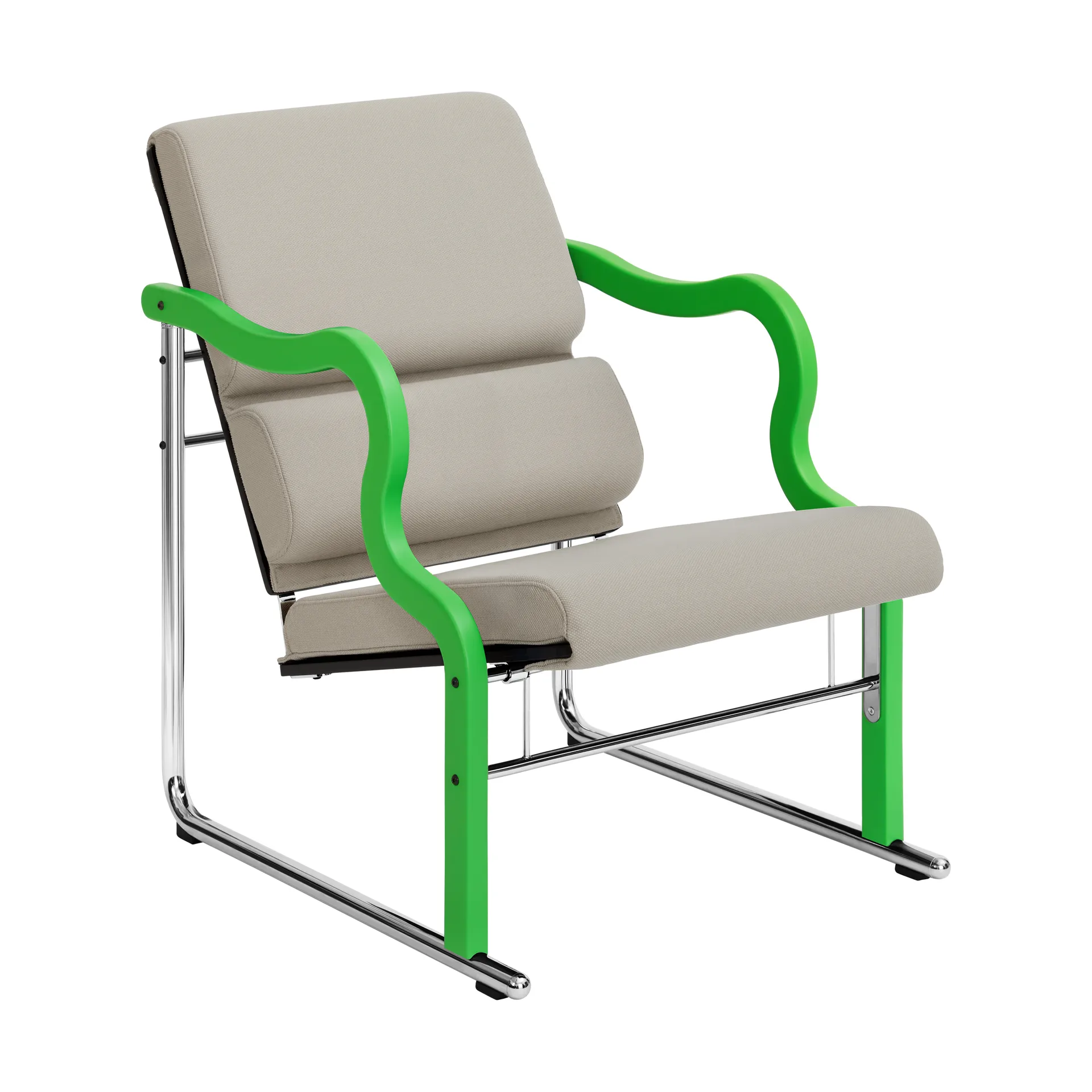 익스페리먼트 501 라운지 체어, Green-light beige Hem | 헴