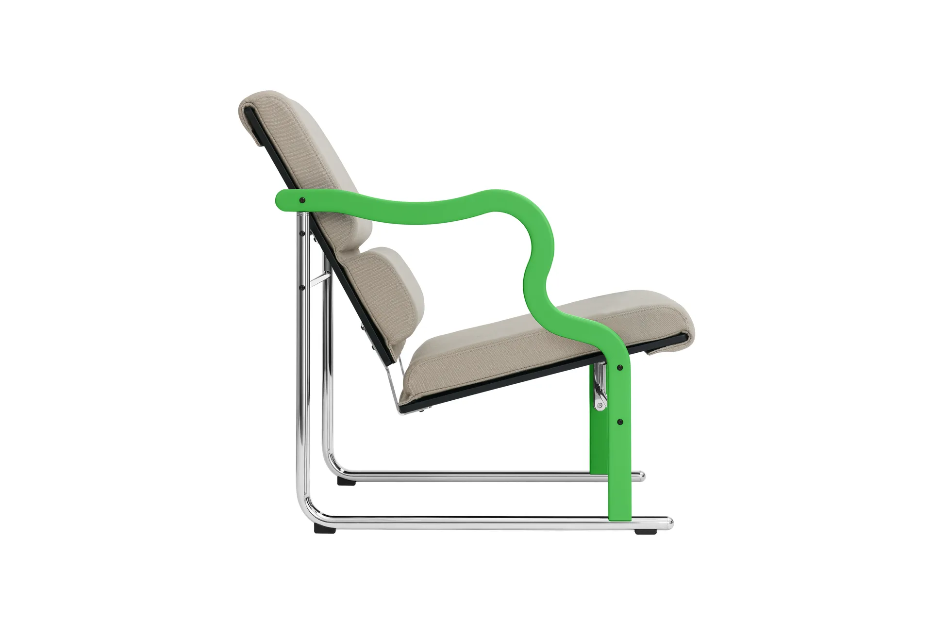 익스페리먼트 501 라운지 체어, Green-light beige Hem | 헴