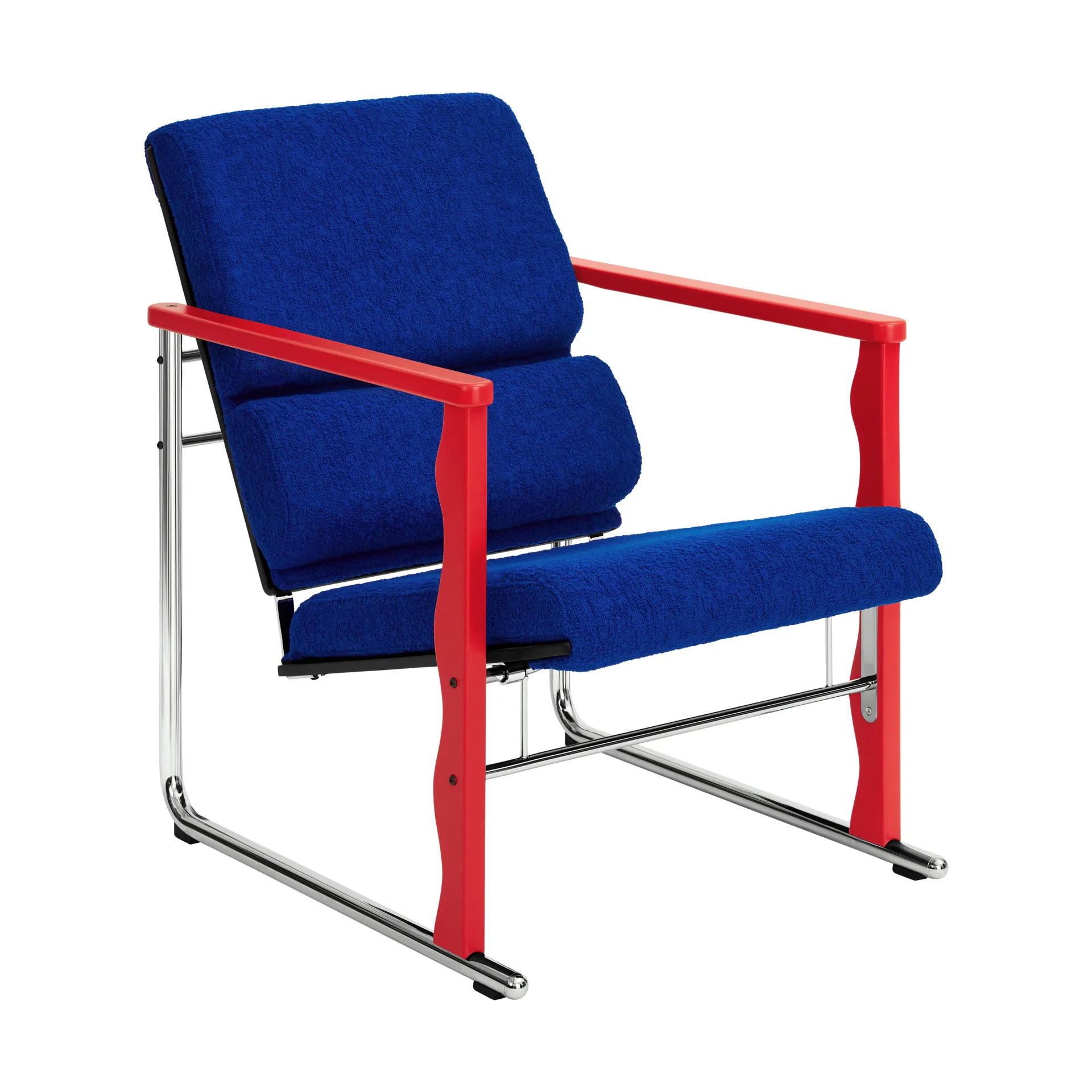 익스페리먼트 503 라운지 체어, Red-ultramarine Hem | 헴