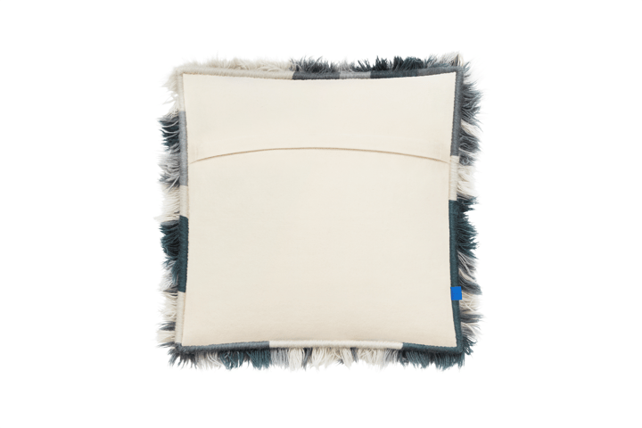 몬스터 쿠션 미듐 50x50 cm, Dark teal-off white Hem | 헴