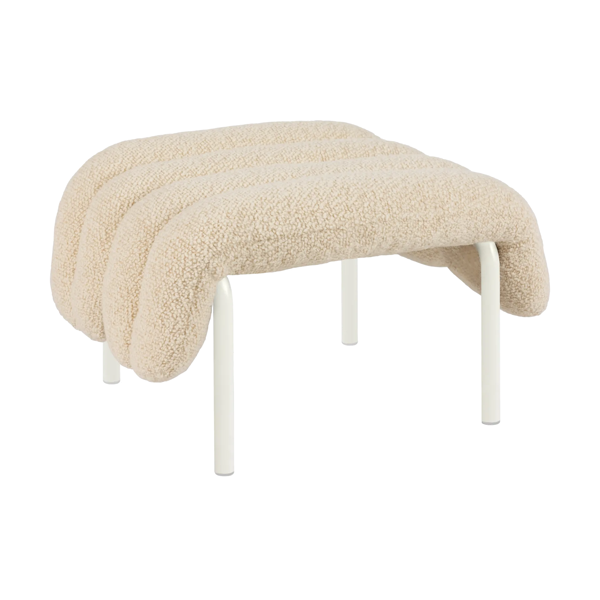 퍼피 오토만 58x67 cm, Eggshell-cream Hem | 헴