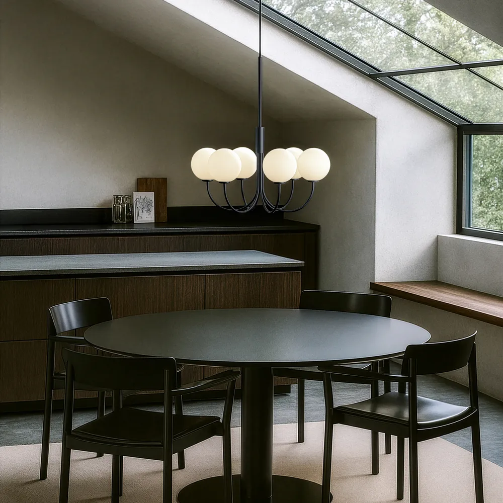 볼온 샹들리에 펜던트 조명, Black, Ø60 cm Herstal | 허스탈