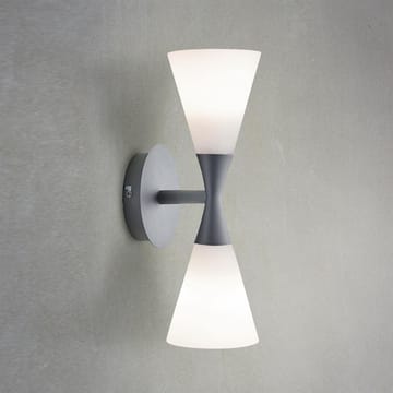 할리퀸 듀오 벽 조명 - graphite grey-white - Herstal | 허스탈
