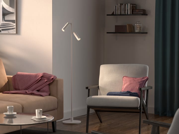 파이프라인 플로어 조명, Matte white, double Herstal | 허스탈