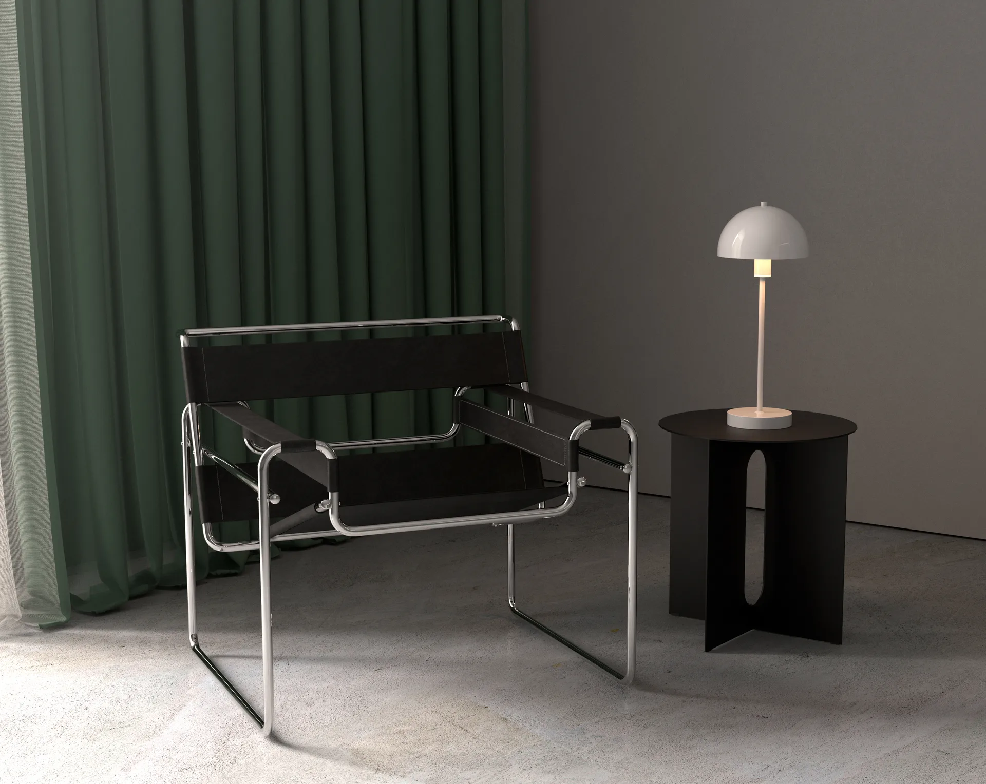 비엔다 테이블 조명, Putty grey Herstal | 허스탈