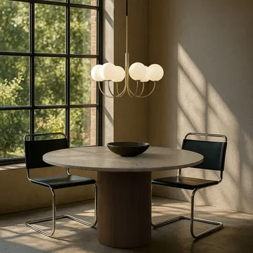 볼온 샹들리에 펜던트 조명 - Satin brass, Ø60 cm - Herstal | 허스탈