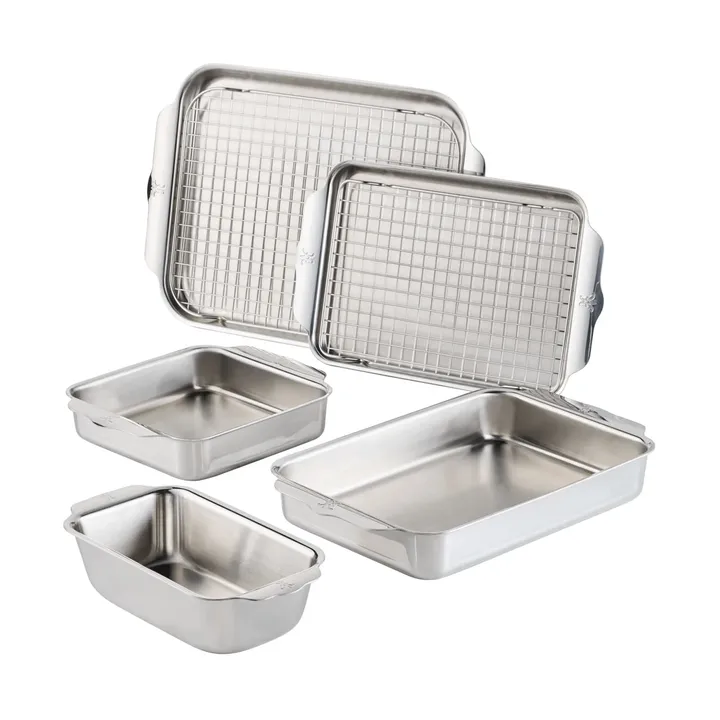 Hestan Ovenbond essential 오븐 세트 - Stainless steel, 7 pieces - Hestan