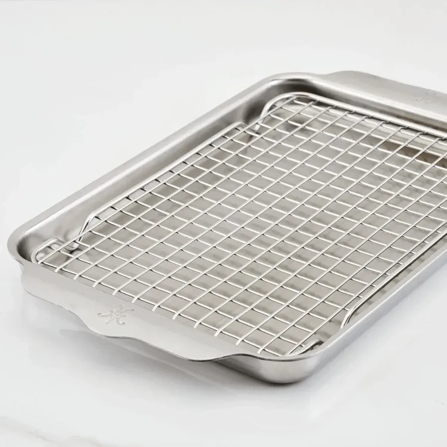 Hestan OvenBond 쿼츠 팬 및 오븐 랙, Stainless steel, 24x39 cm Hestan