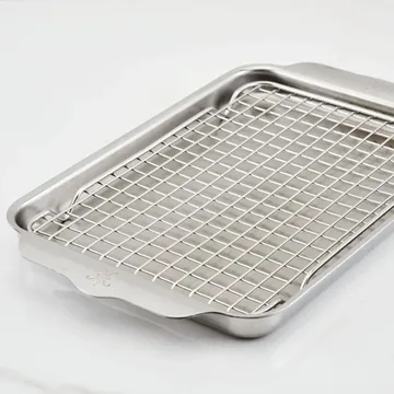 Hestan OvenBond 쿼츠 팬 및 오븐 랙 - Stainless steel, 24x39 cm - Hestan