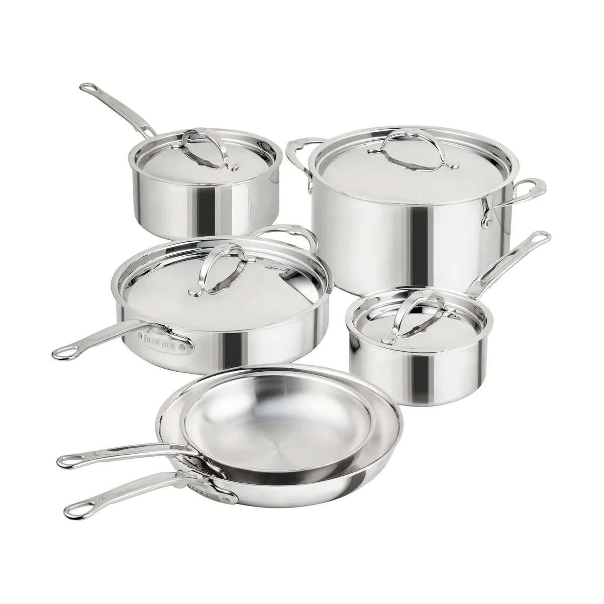 Hestan ProBond Luxe 냄비·프라이팬 세트, Stainless steel, 10 pieces Hestan